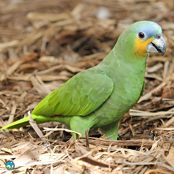 橙翅亚马逊鹦鹉-1