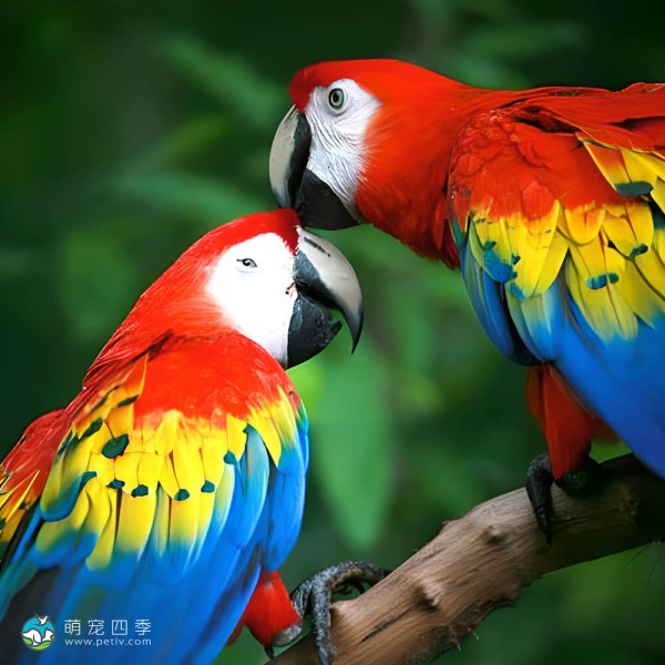 五彩金刚鹦鹉-1