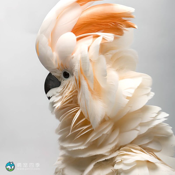 鲑色凤头鹦鹉-3