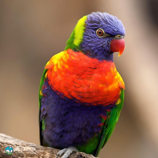 彩虹吸蜜鹦鹉-13
