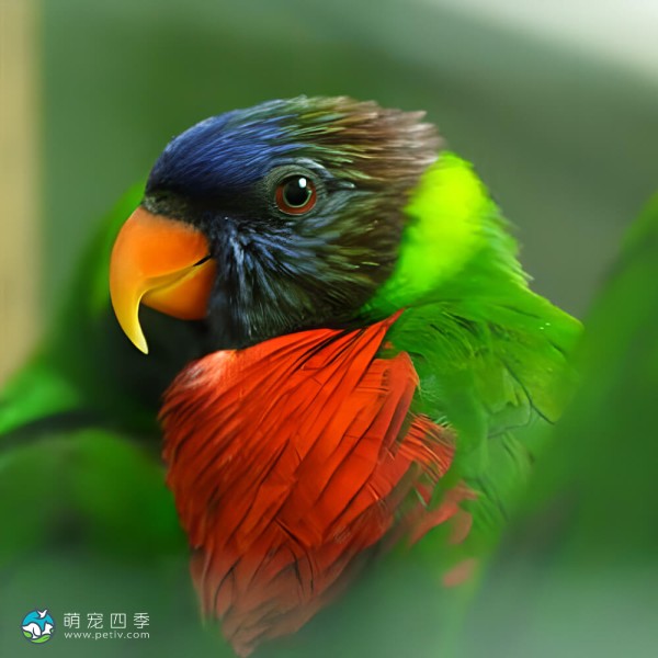 蓝冠吸蜜鹦鹉-4